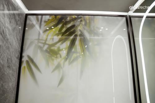 çicek tekstura satin şüşə